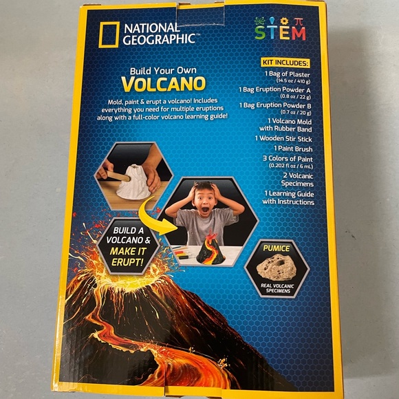 NWT National Geographic | Build Your Own Volcano Science Kit - Picture 3 of 3